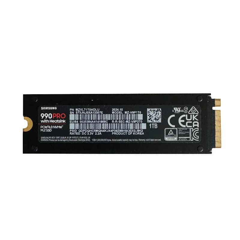 حافظه سامسونگ Samsung SSD 990 PRO NVMe M.2 1TB With Heatsink استوک در حد نو گارانتی تا 1406/12 — تصویر ۱۰