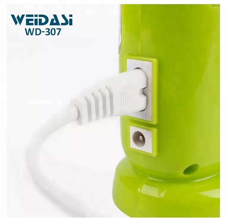 چراغ اضطراری و چراغ قوه ویداسی wd-307 | پرنور و مناسب قطعی برق — تصویر ۶
