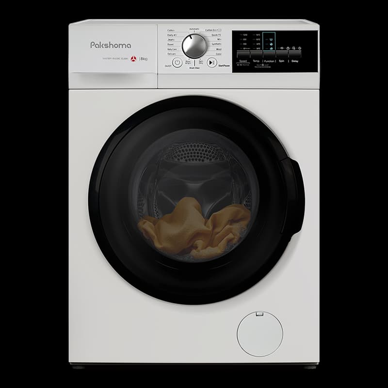 لباسشویی پاکشوما مدل i8-W ظرفیت 8Kg سفید
