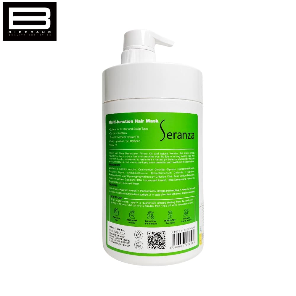 ماسک مو سرانزا مناسب انواع مو حجم 1000ml — تصویر ۴