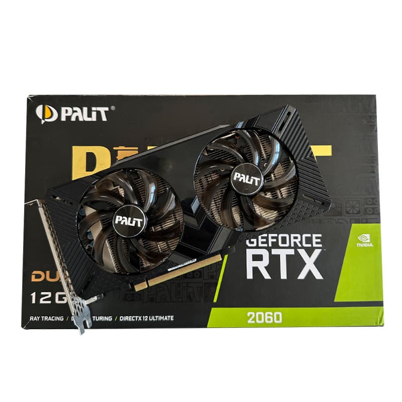 کارت گرافیک Palit RTX 2060 Dual 12G GDDR6 استوک در حد نو