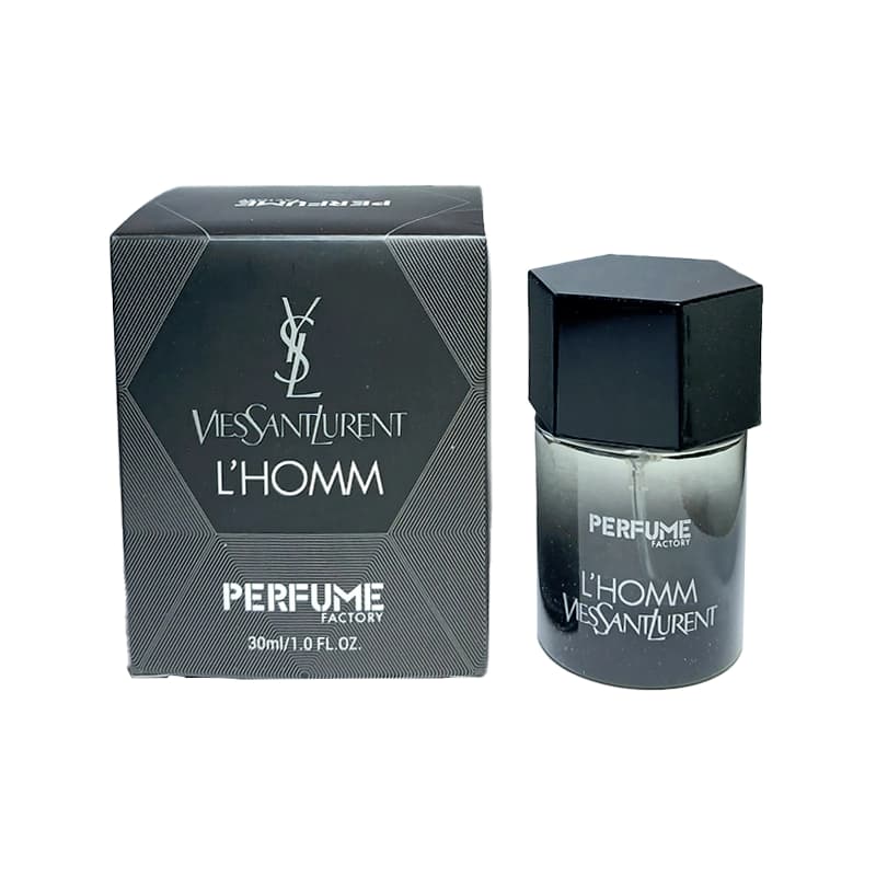 ادکلن مینیاتوری مردانه ال هوم برند پرفیوم فکتوری حجم ۳۰ میل L homm man Perfume Factory