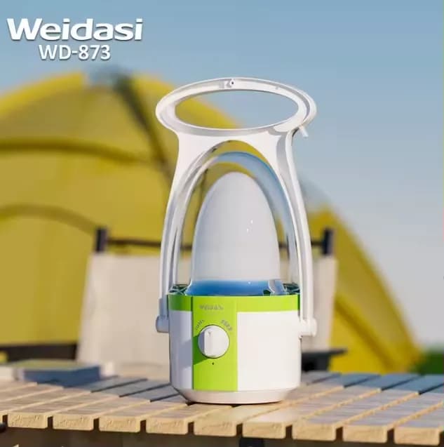 چراغ اضطراری ویداسی مدل WD-873 | سبک، پرنور، قابل شارژ — تصویر ۳