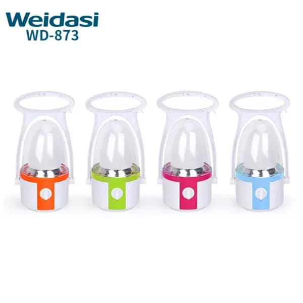 چراغ اضطراری ویداسی مدل WD-873 | سبک، پرنور، قابل شارژ — تصویر ۴