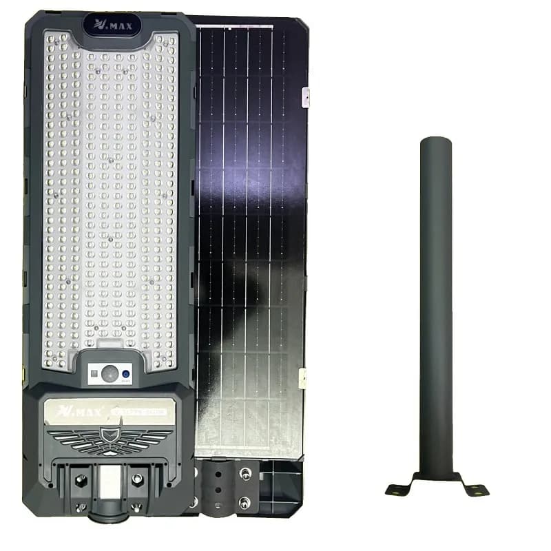 پروژکتور خیابانی خورشیدی لنزدار ویمکس 360 وات با پایه SLT99-360W | دوسال ضمانت — تصویر ۳
