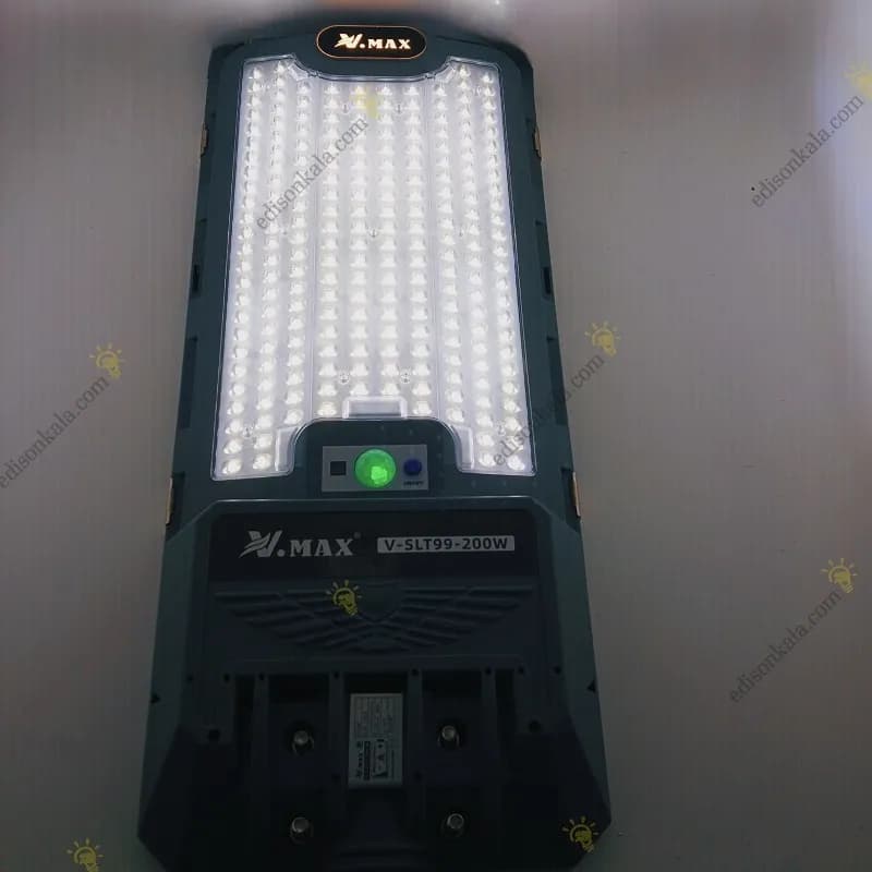 چراغ خیابانی خورشیدی ویمکس 200 وات مدل SLT99-200W | دوسال ضمانت — تصویر ۶