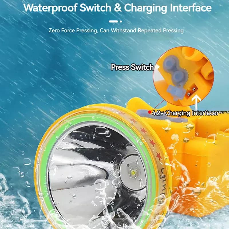 هدلایت و چراغ قوه ضد آب با 150 متر برد BCT-bright مدل 8635 — تصویر ۵