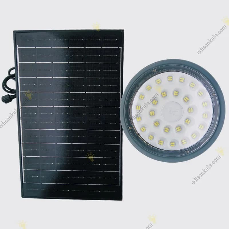 چراغ سوله‌ای 200 وات خورشیدی ویمکس با ضمانت 2 ساله مدل IR-V74200 — تصویر ۳