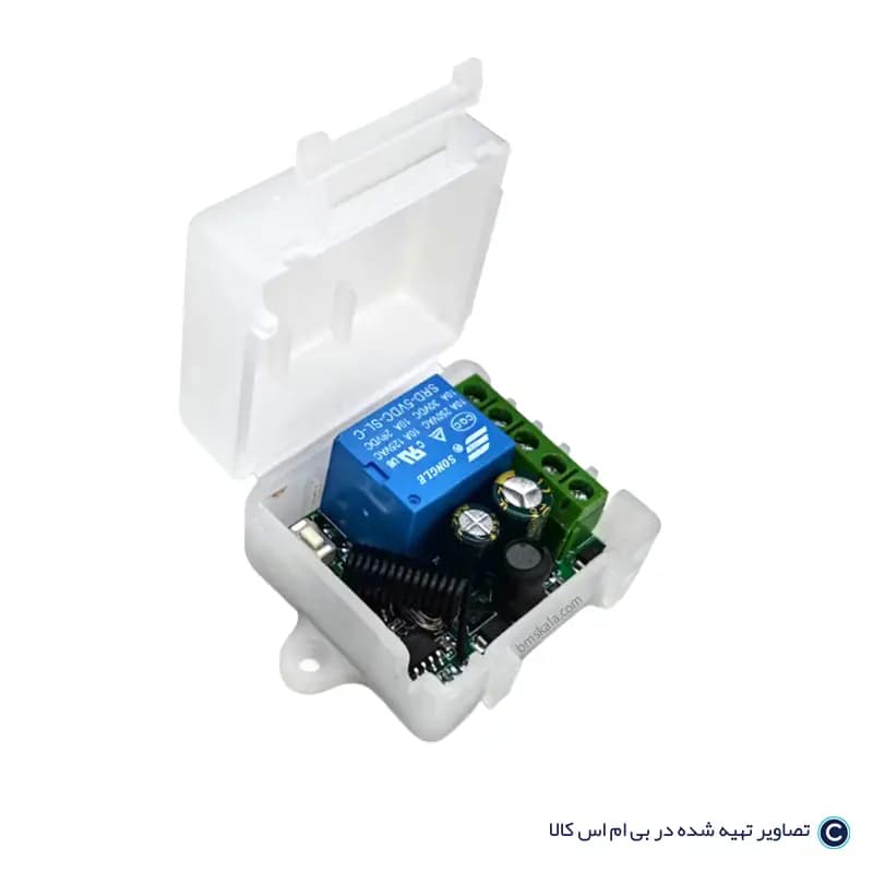 گیرنده ریموتی تک رله 220 ولت فرکانس315mhz