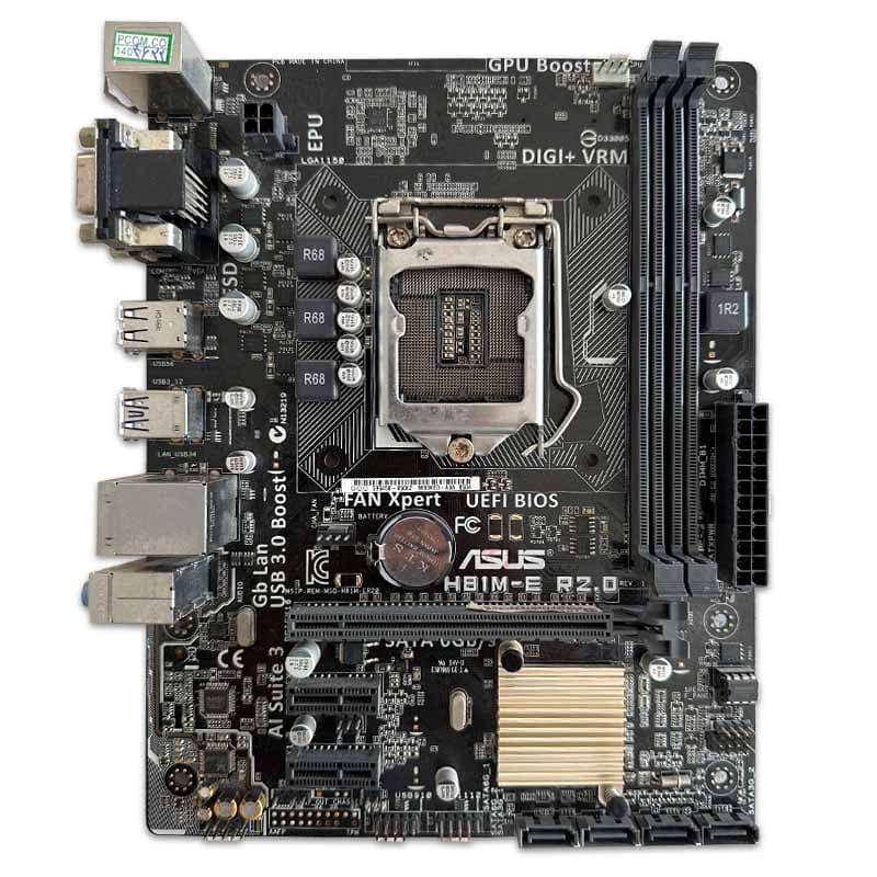 مادربرد ایسوس ASUS H81M-E R2.0 استوک — تصویر ۲