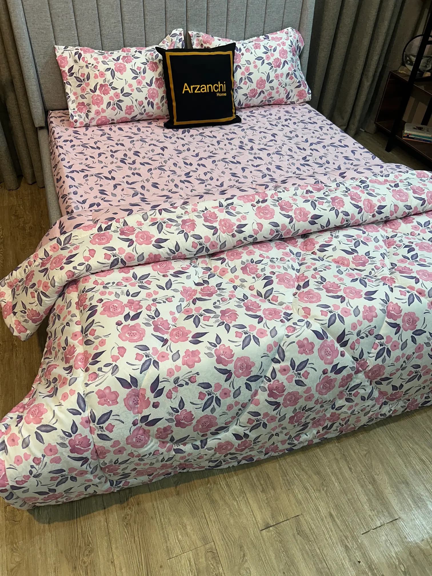 روتختی ژاکارد طرح گل کد C036 ارزانچی — تصویر ۳