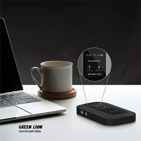 مودم همراه گرین لاین WiFi 6 | Green Lion Portable MiFi Router 4G LTE — تصویر ۳