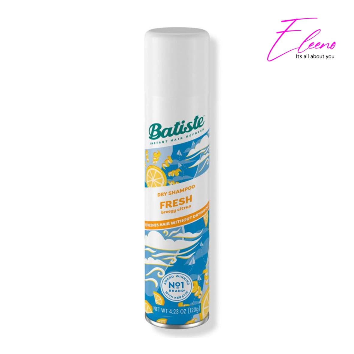اسپری شامپو خشک باتیست با رایحه خنک مرکبات Batiste Breezy Citrus