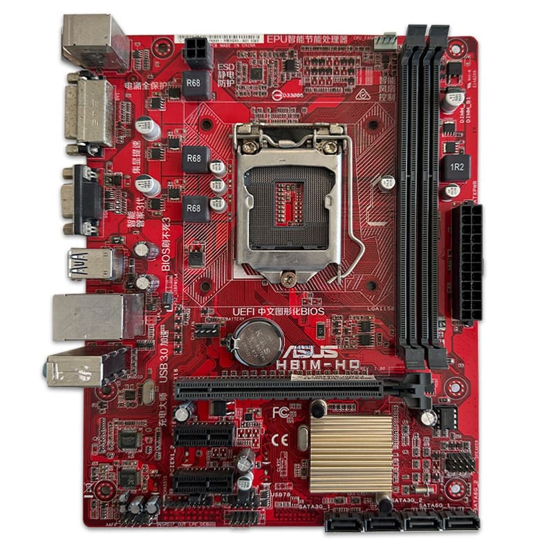 مادربرد ایسوس ASUS H81M-HQ استوک — تصویر ۲