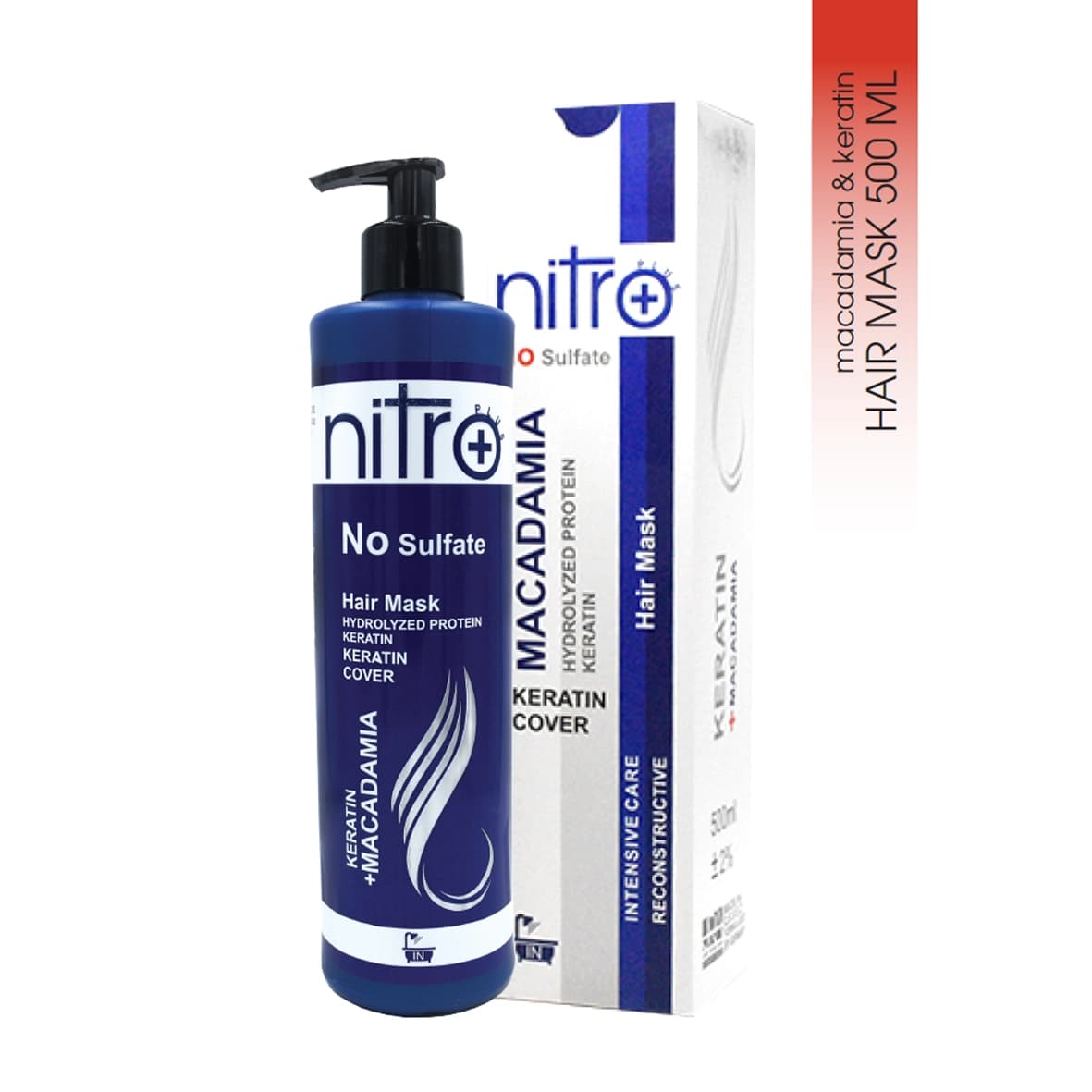 ماسك مو داخل حمام حاوی ماكاداميا نيترو Nitro Hair Mask