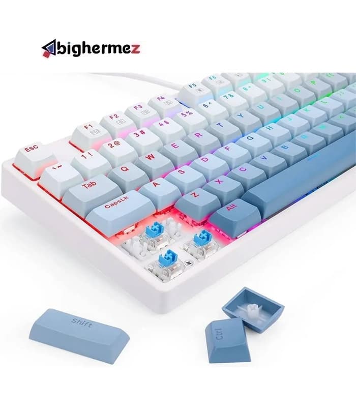 کیبورد مکانیکال گیمینگ ردراگون مدل CASS K645 W-GB RGB — تصویر ۸