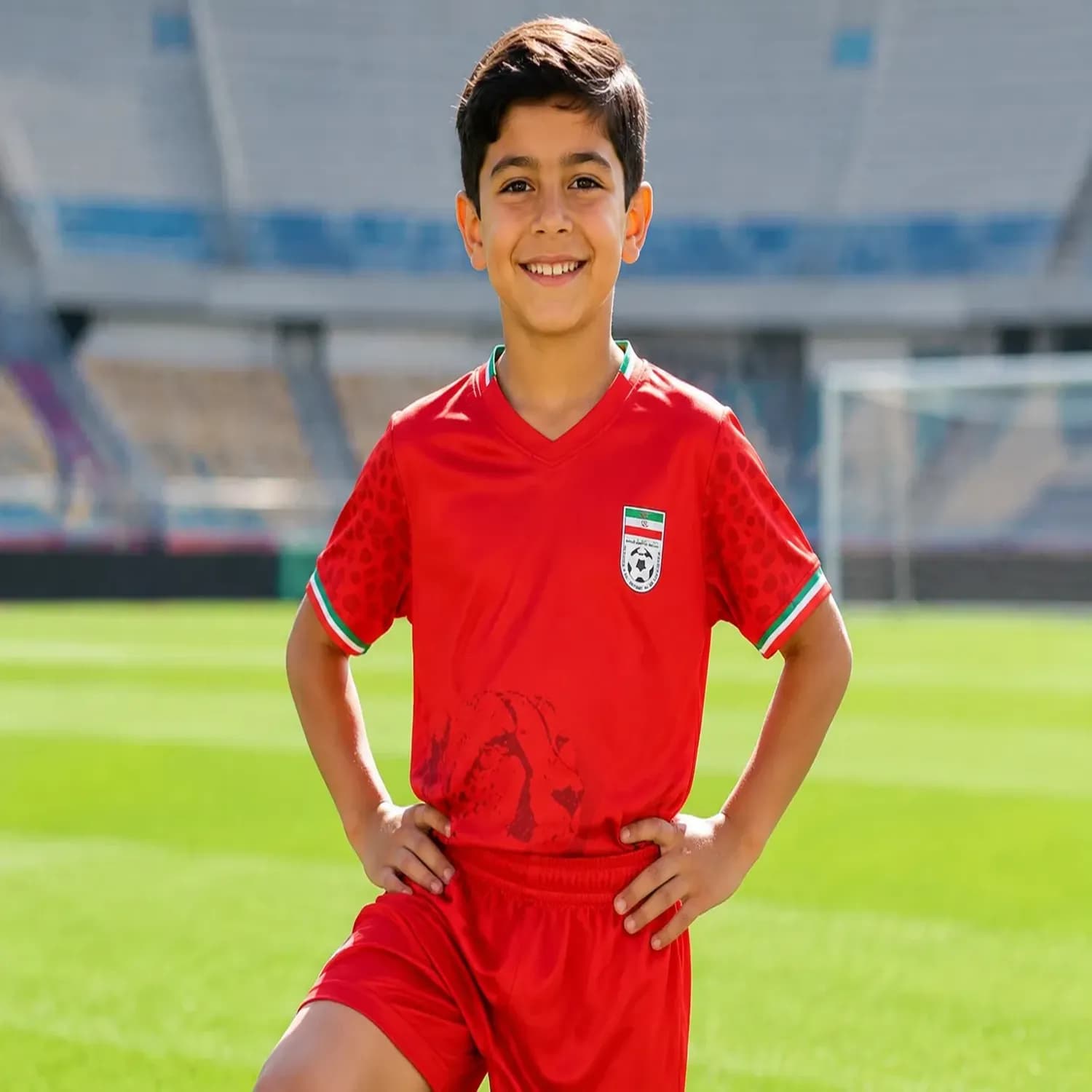 لباس دوم بچه گانه تیم ملی ایران جام جهانی 2026 آمریکا کانادا مکزیک