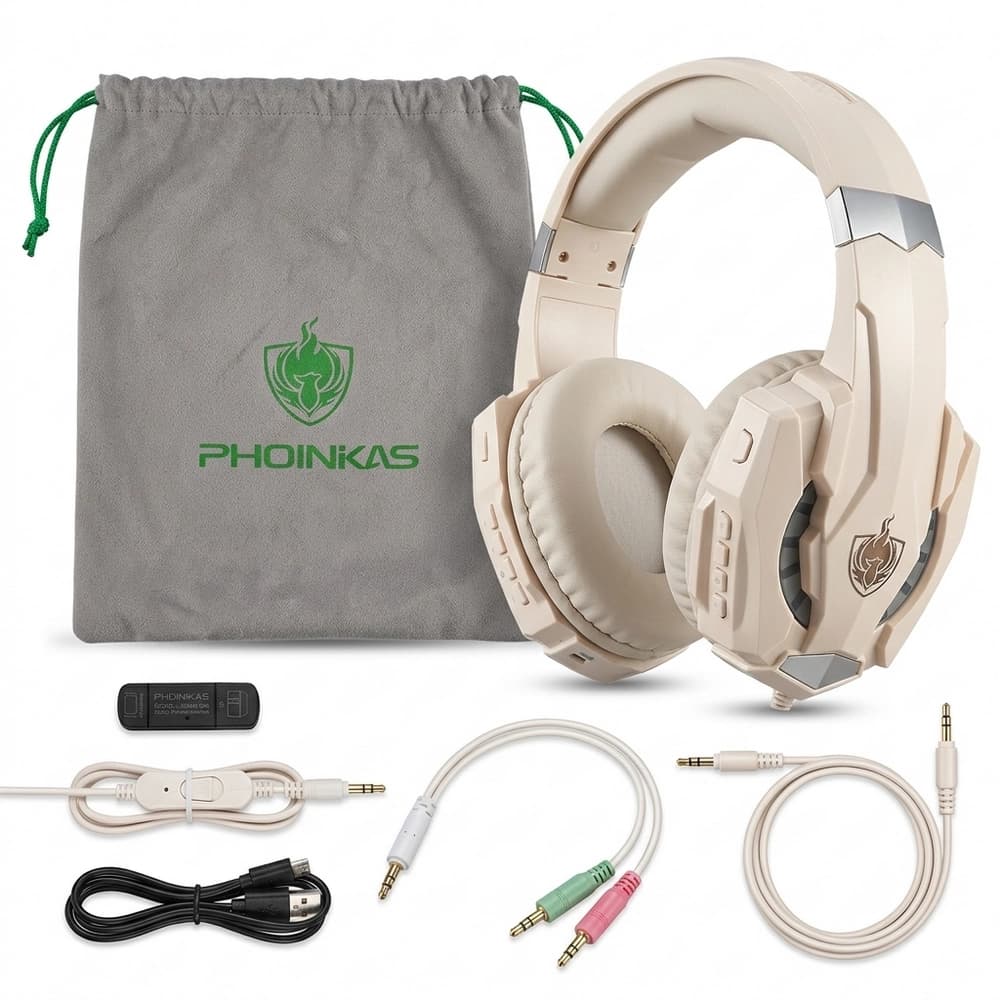 هدست گیمینگ بی‌سیم فونیکاس مدل PHOINIKAS G9000 Max