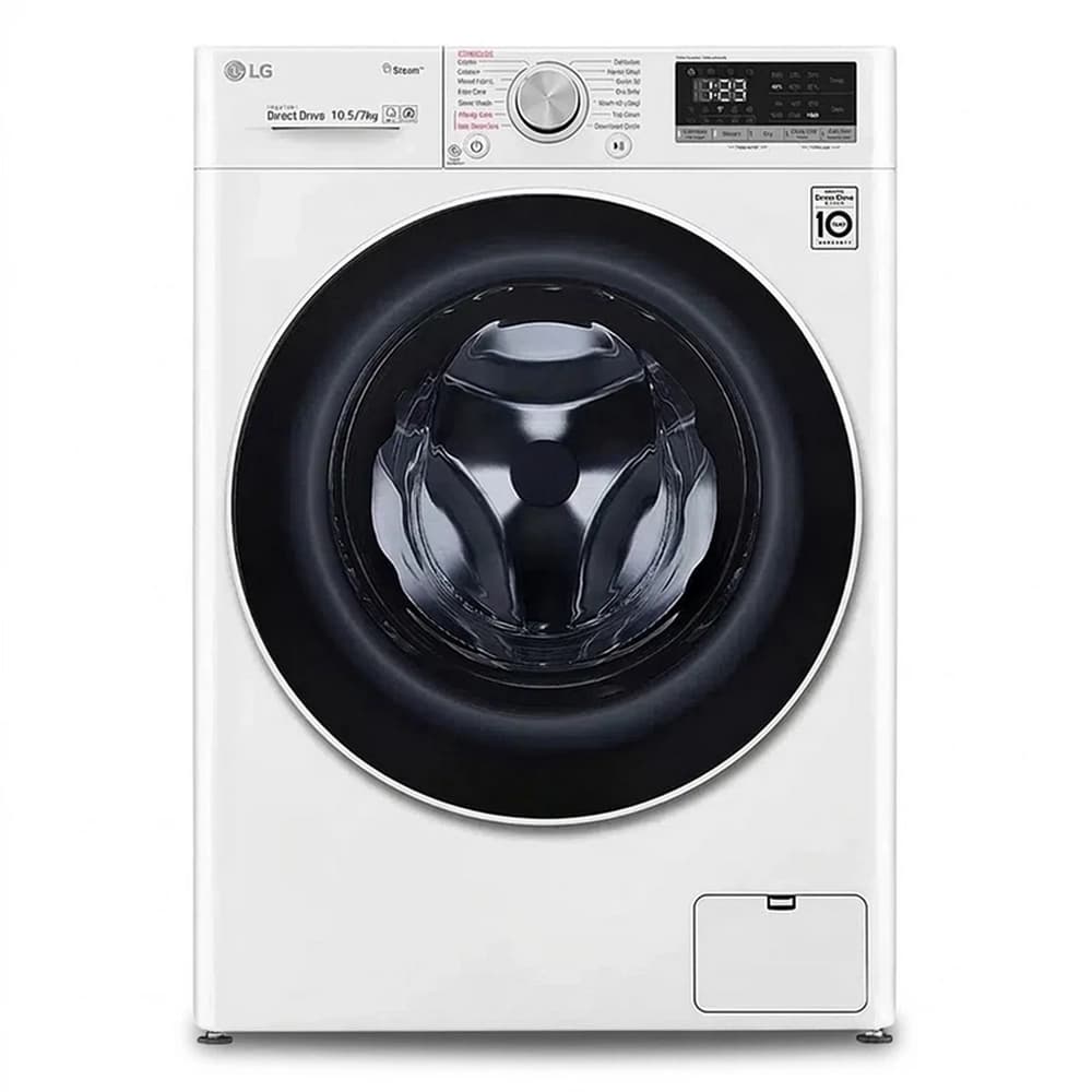 ماشین لباسشویی 10.5 کیلو ال جی مدل LG F4V5RGP0W با گارانتی 24 ماهه