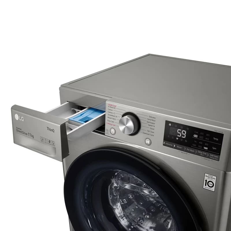 ماشین لباسشویی 11 کیلو ال جی مدل LG F4Y5EYGYWV با گارانتی 24 — تصویر ۱۲