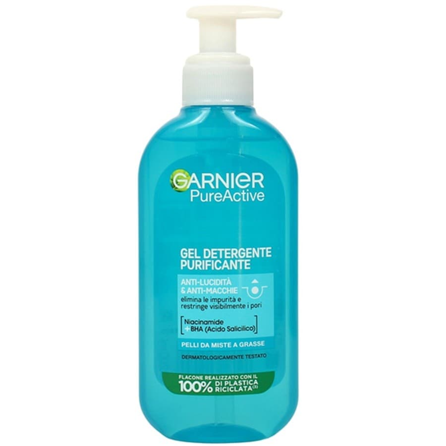 ژل شستشوی صورت گارنیر مدل PURE ACTIVE مناسب پوست چرب حجم 200 میل