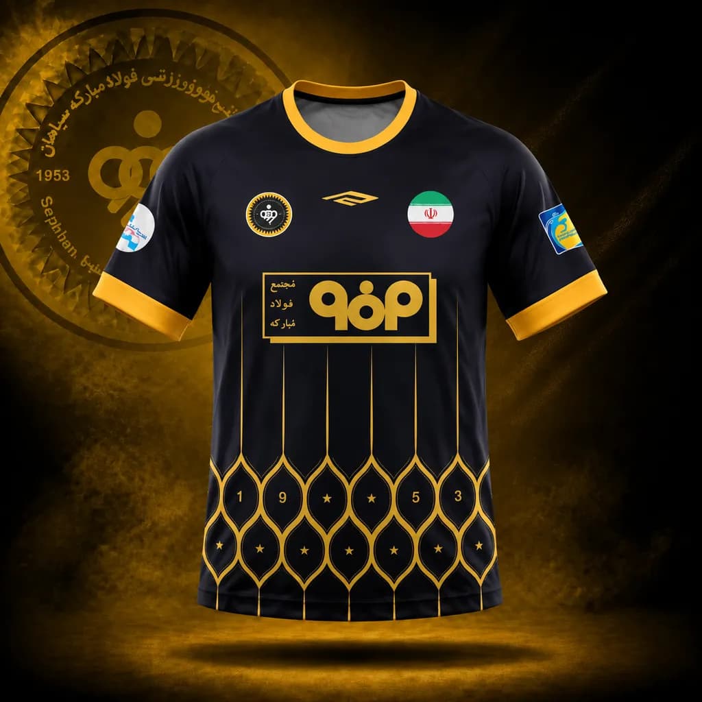 لباس دوم سپاهان کولمکس2024