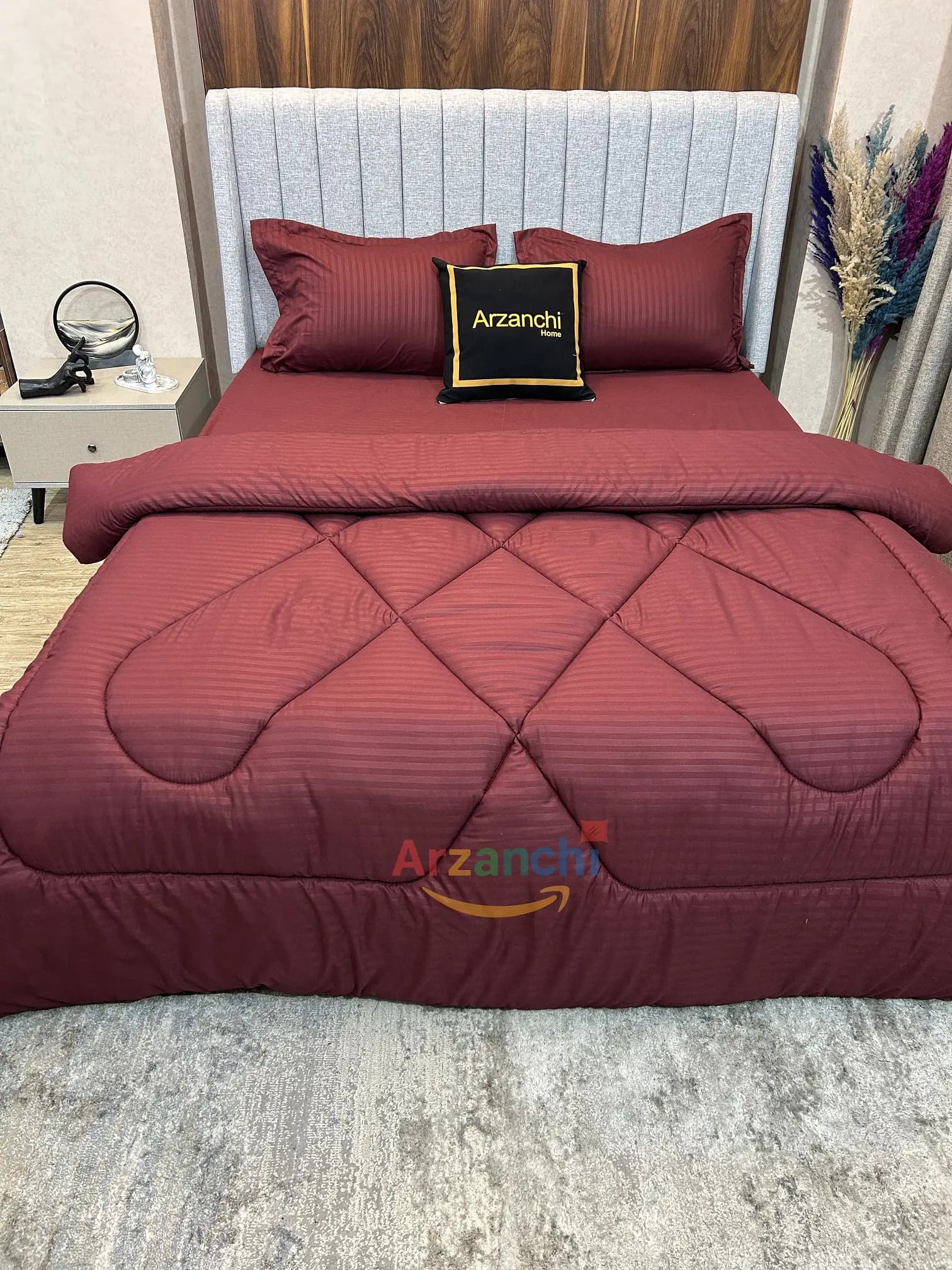 روتختی هتلی زرشکی کد H805 ارزانچی — تصویر ۳