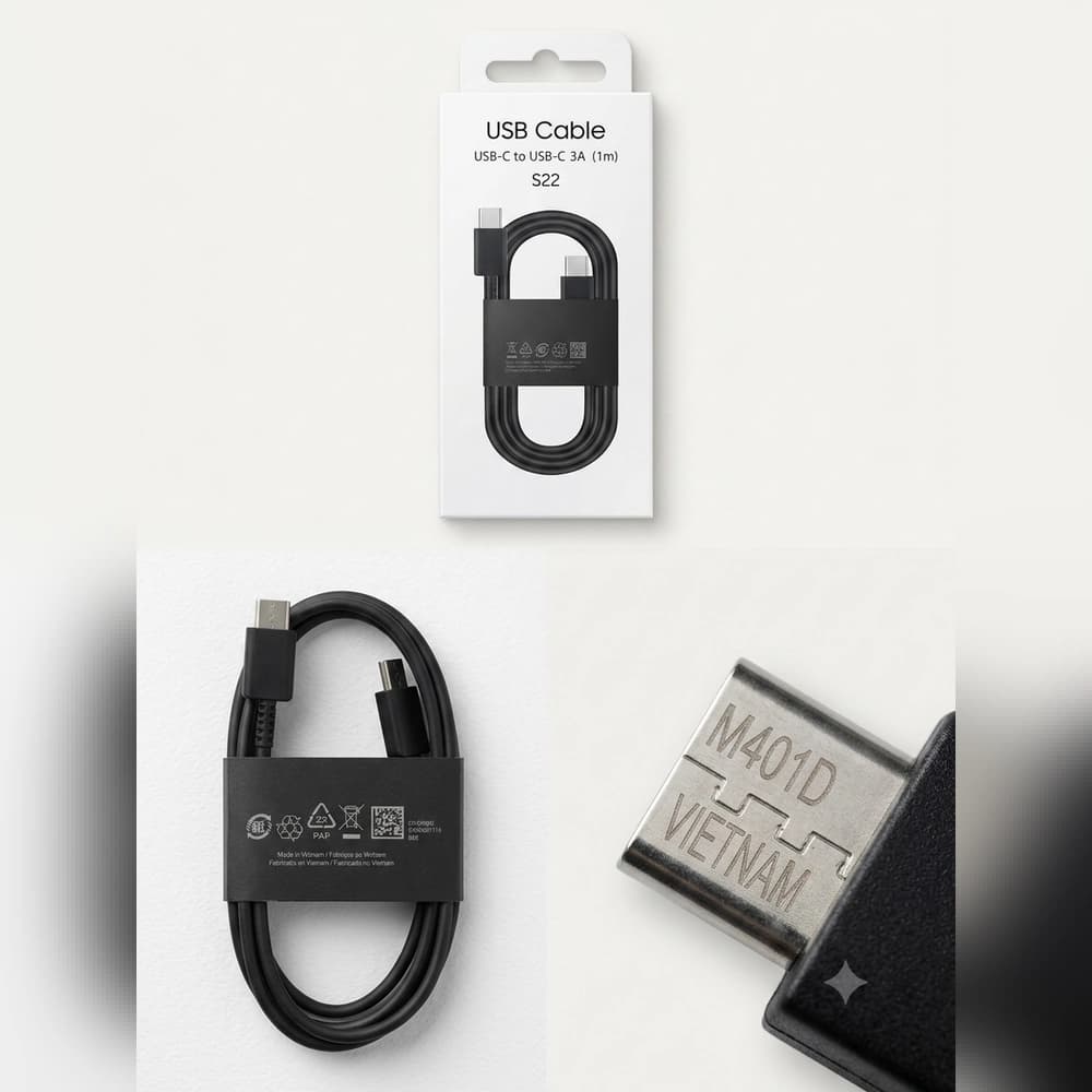 کابل USB-C توربو مدل S22-Ultra طول 1 متر — تصویر ۲