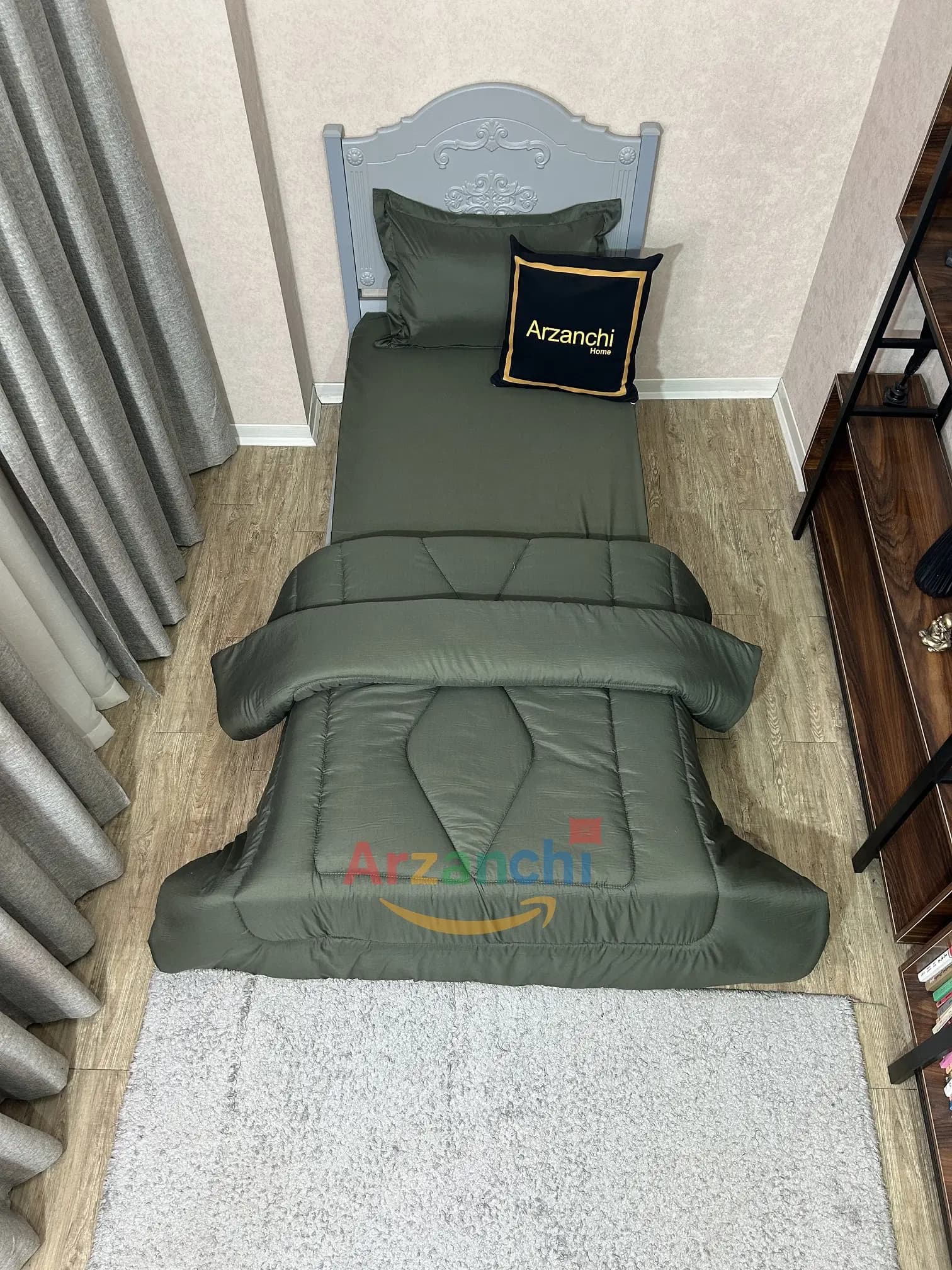 روتختی ساده سبز ارتشی کد S818 ارزانچی