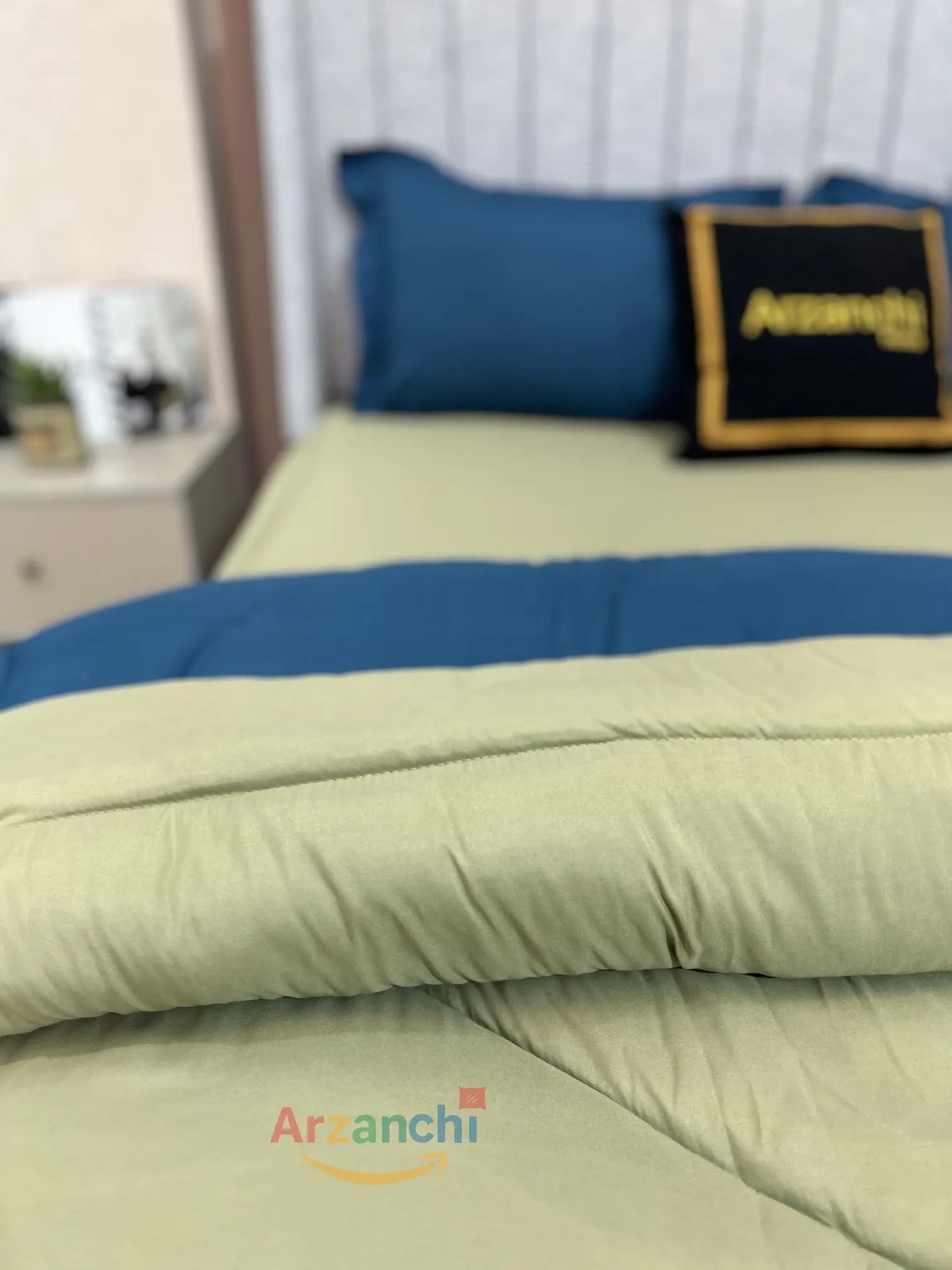 روتختی ساده سبزصدری و ابی نفتی کد S705 ارزانچی — تصویر ۶