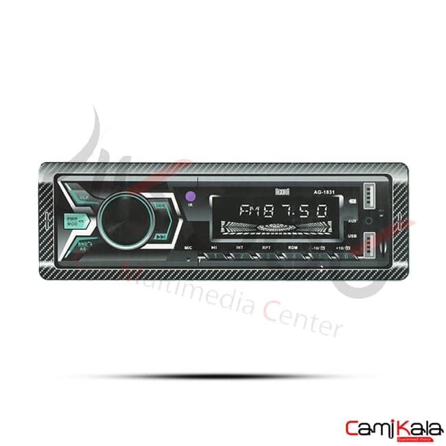 رادیو پخش بلوتوث دار دوفلش آگورا مدل AGORA AG-1831 — تصویر ۲