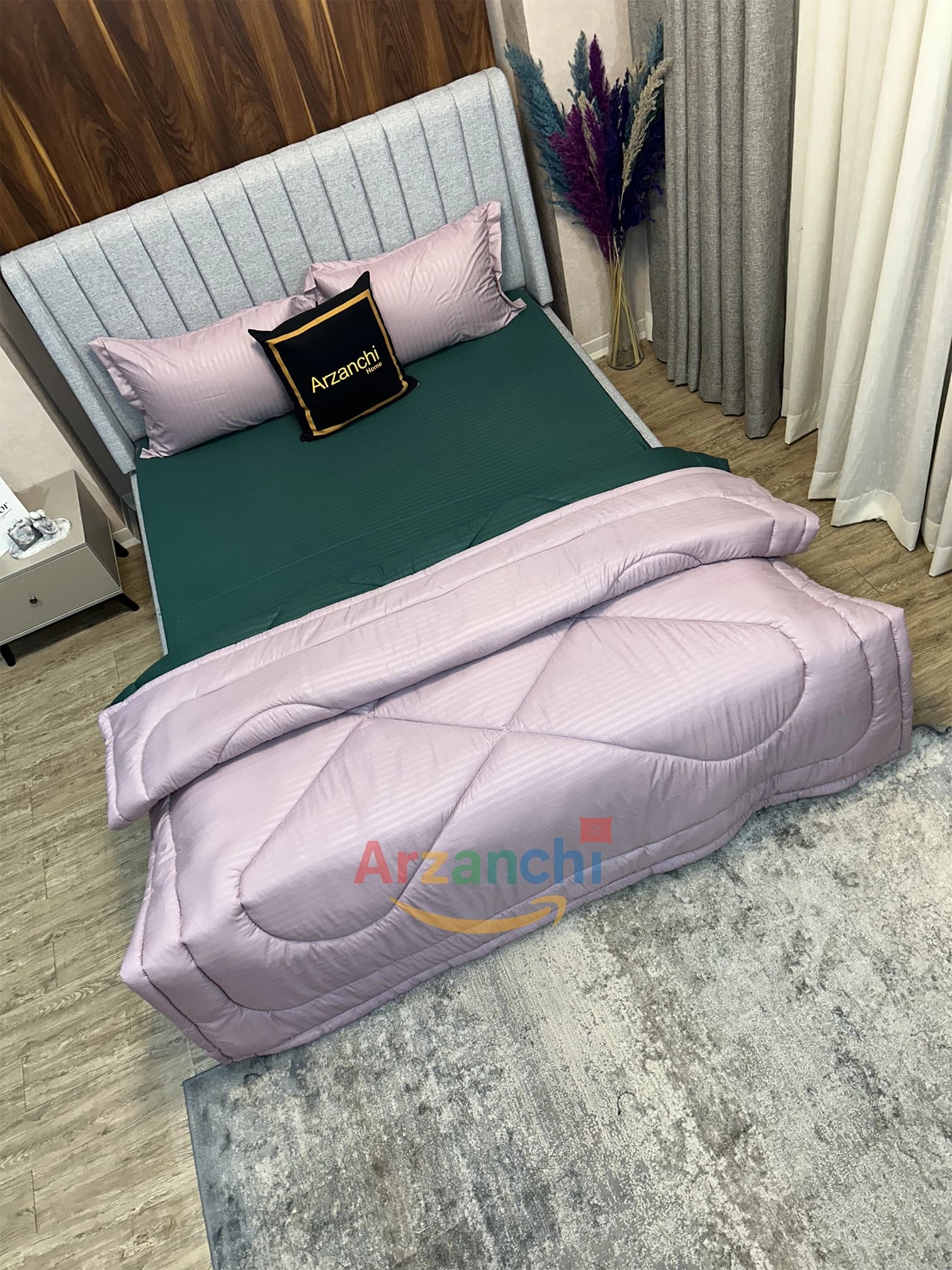روتختی سبز یشمی و کالباسی کد H485 ارزانچی — تصویر ۲