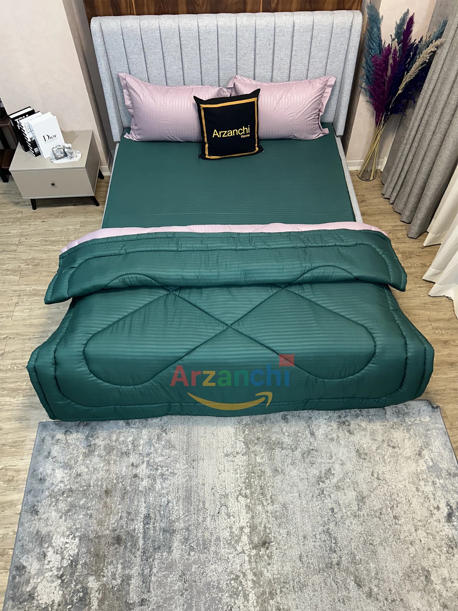 روتختی سبز یشمی و کالباسی کد H485 ارزانچی — تصویر ۴