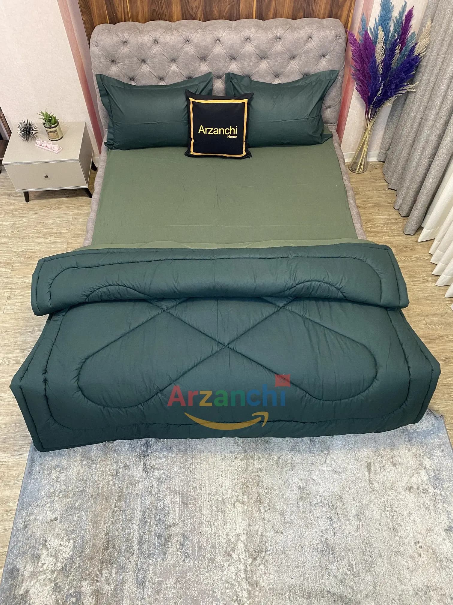 روتختی ساده سبز کد S830 ارزانچی