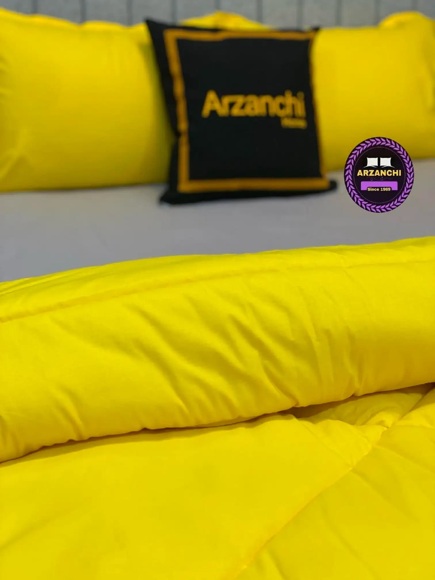 روتختی ساده طوسی و زرد کد S823 ارزانچی — تصویر ۷