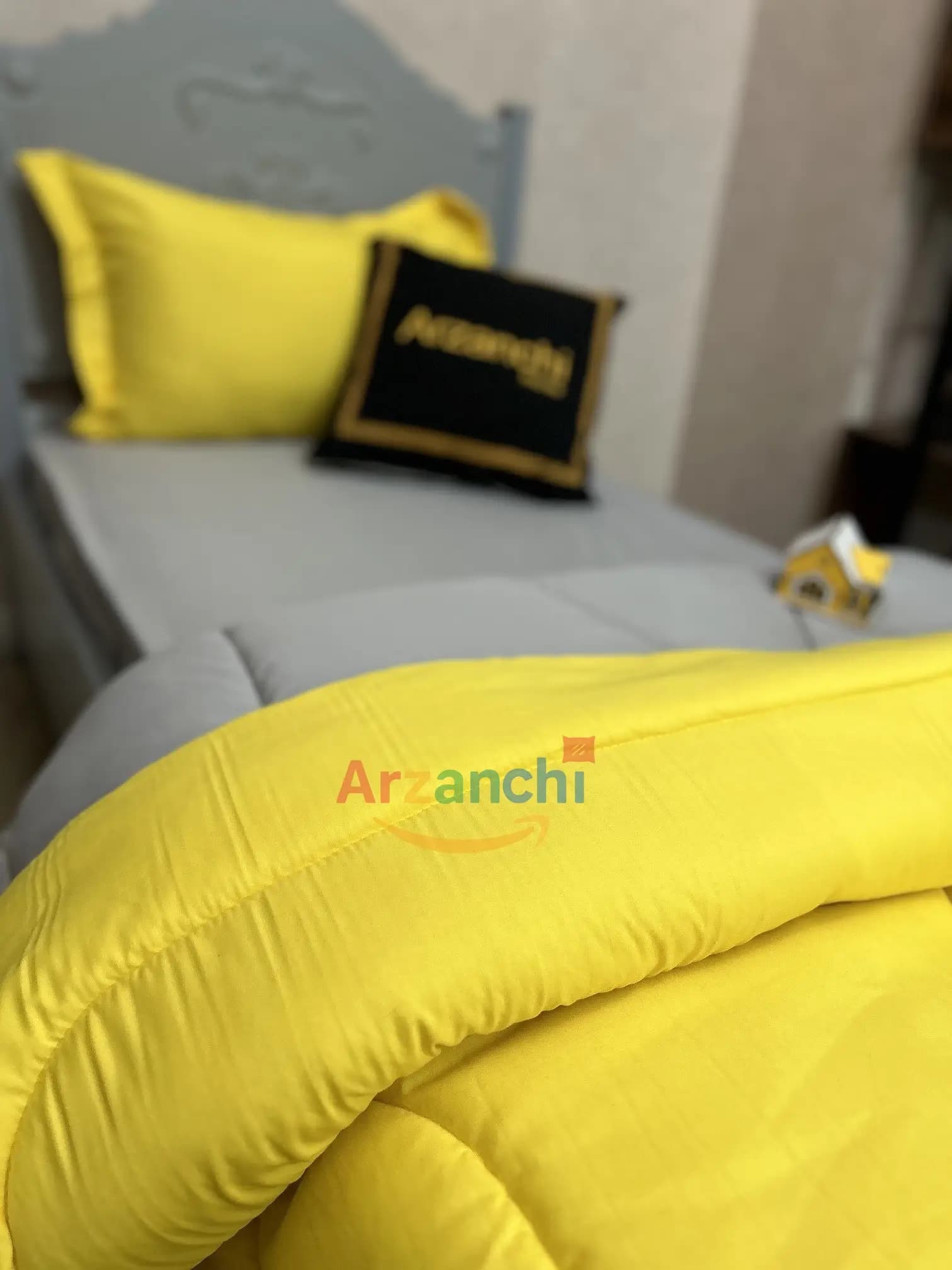 روتختی ساده طوسی و زرد کد S823 ارزانچی — تصویر ۴