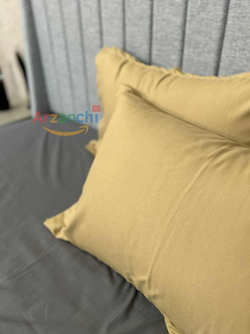 روتختی ساده ذغالی و کاراملی کد S692 ارزانچی — تصویر ۴
