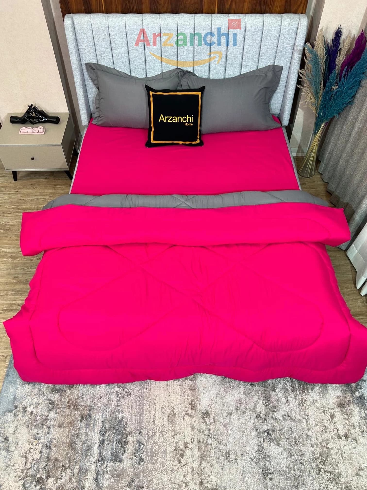 روتختی طوسی و سرخابی کد S700 ارزانچی — تصویر ۴