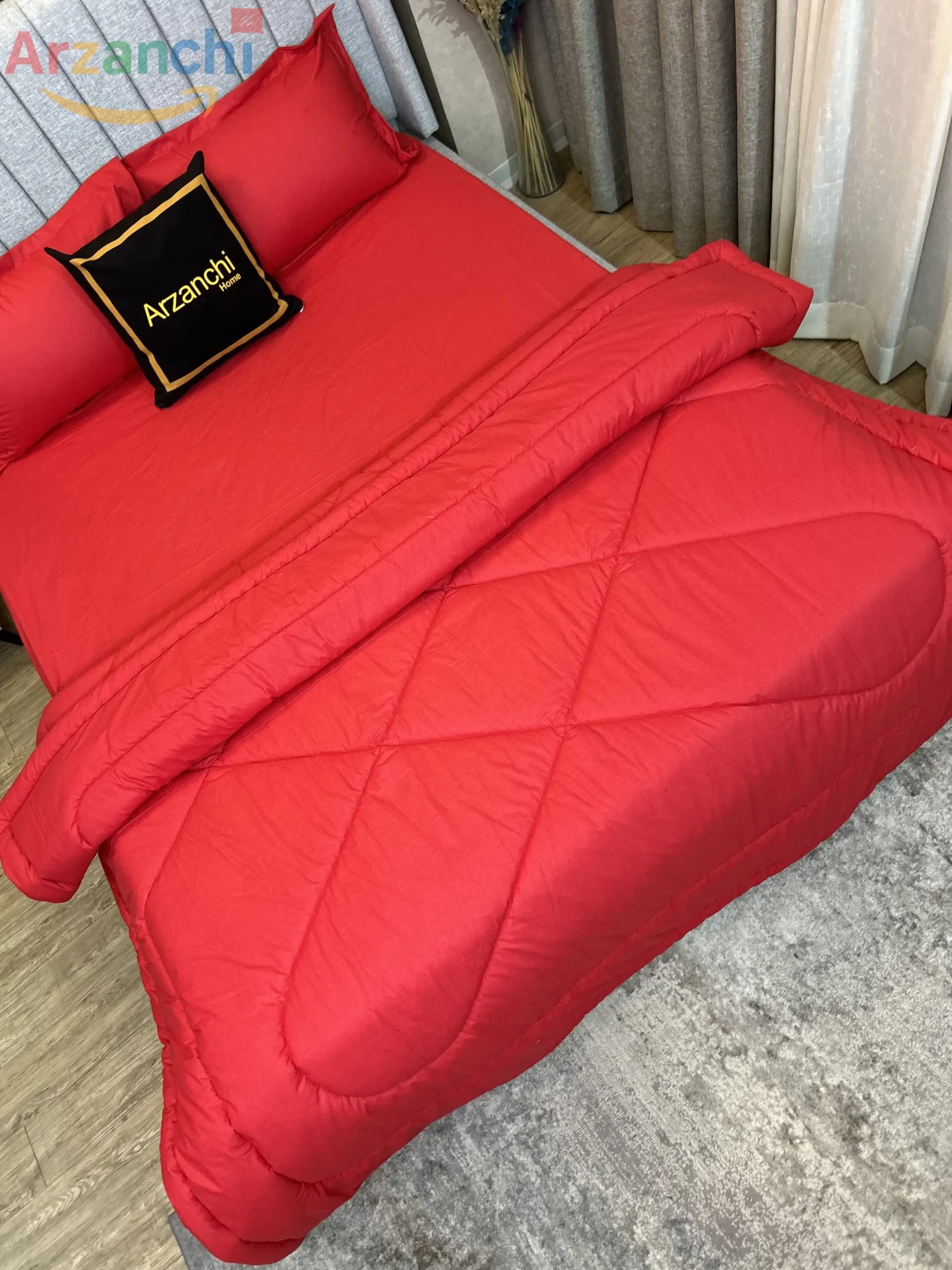 روتختی ساده قرمز کد S852 ارزانچی — تصویر ۴