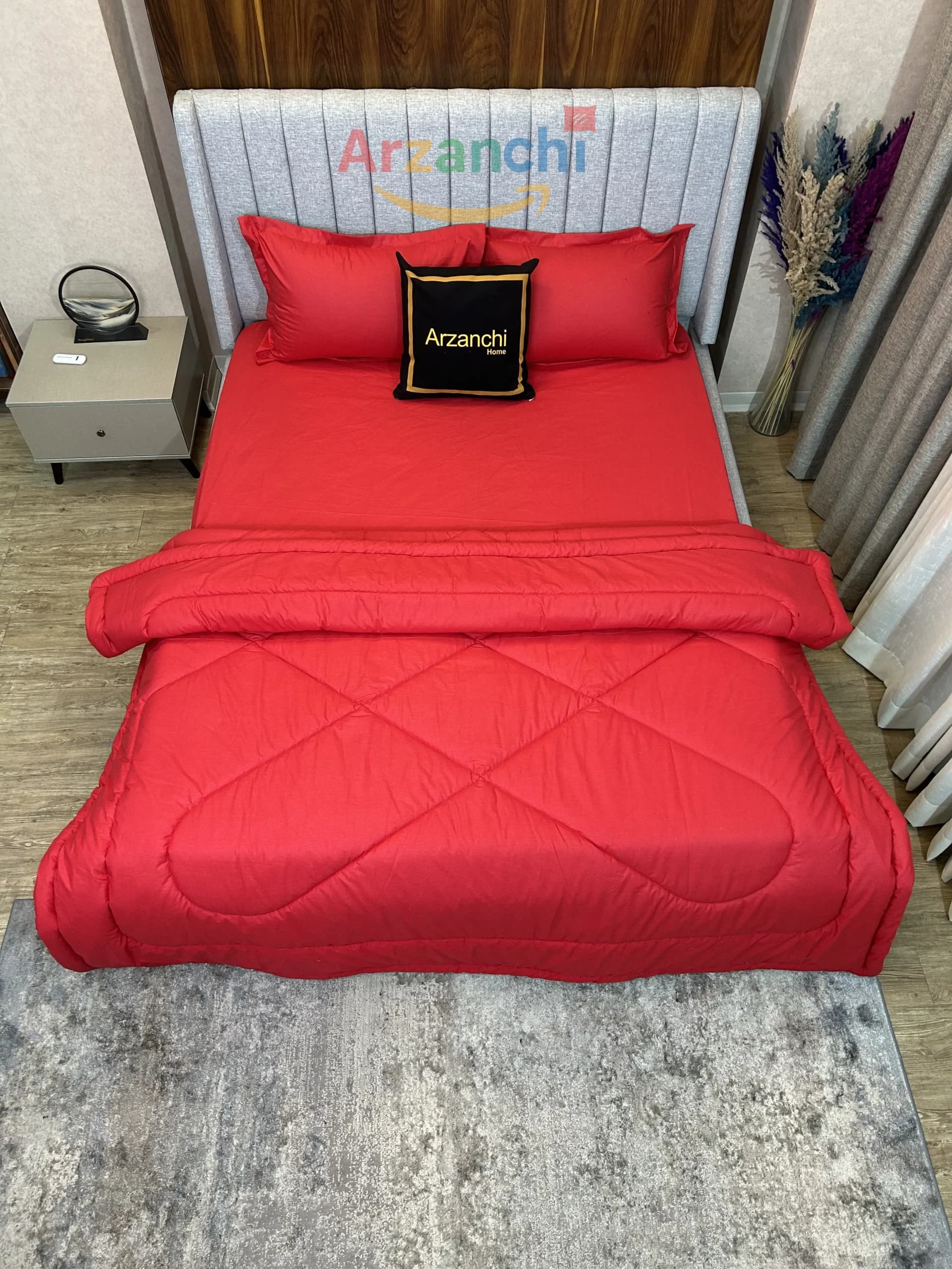 روتختی ساده قرمز کد S852 ارزانچی — تصویر ۲