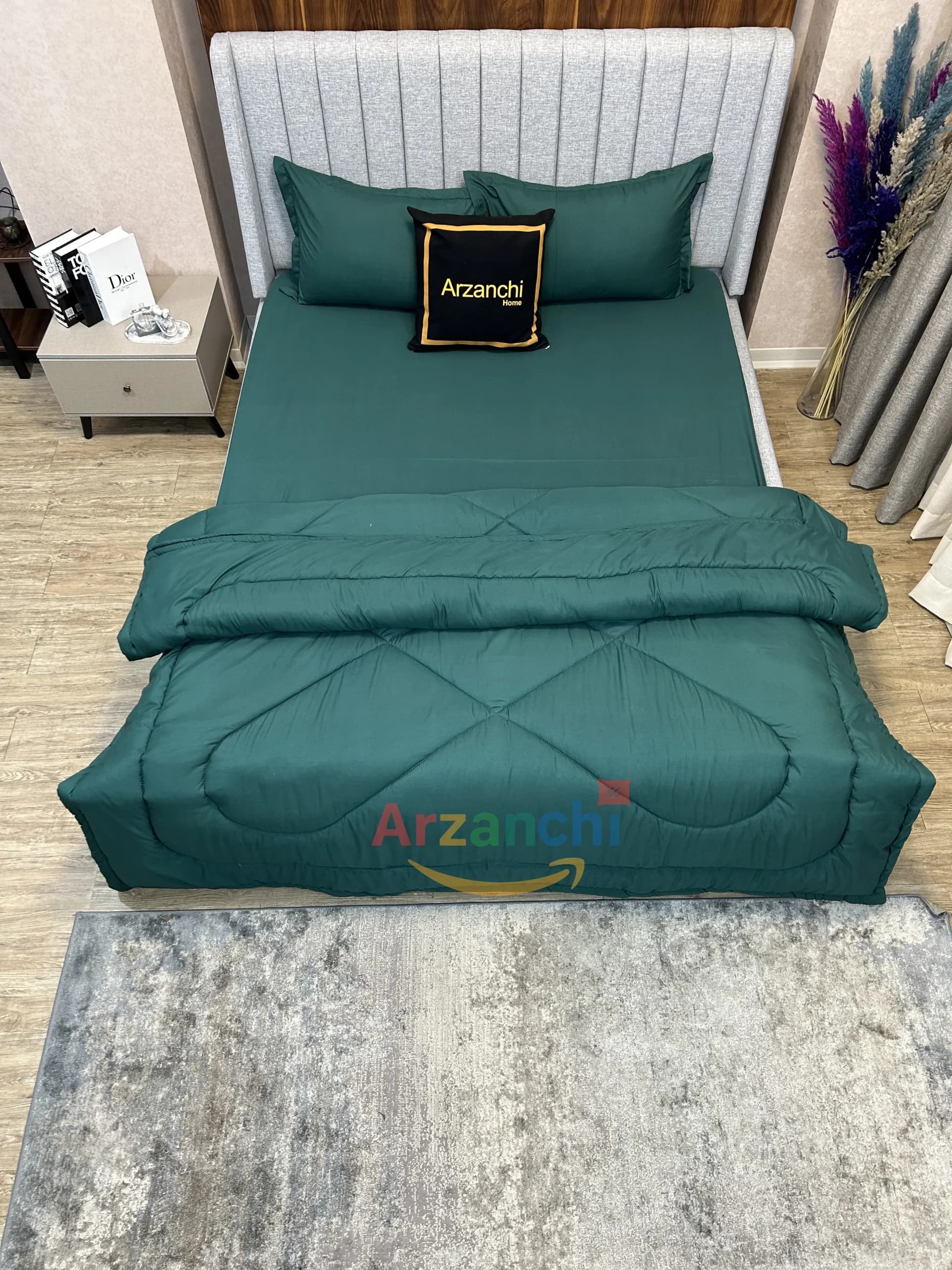 روتختی ساده سبزیشمی کد S430 ارزانچی