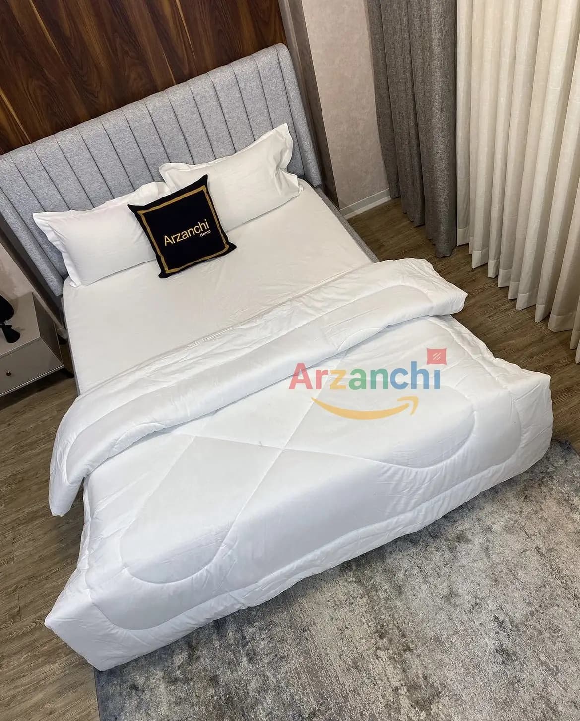 روتختی ساده سفید کد S194 ارزانچی — تصویر ۳