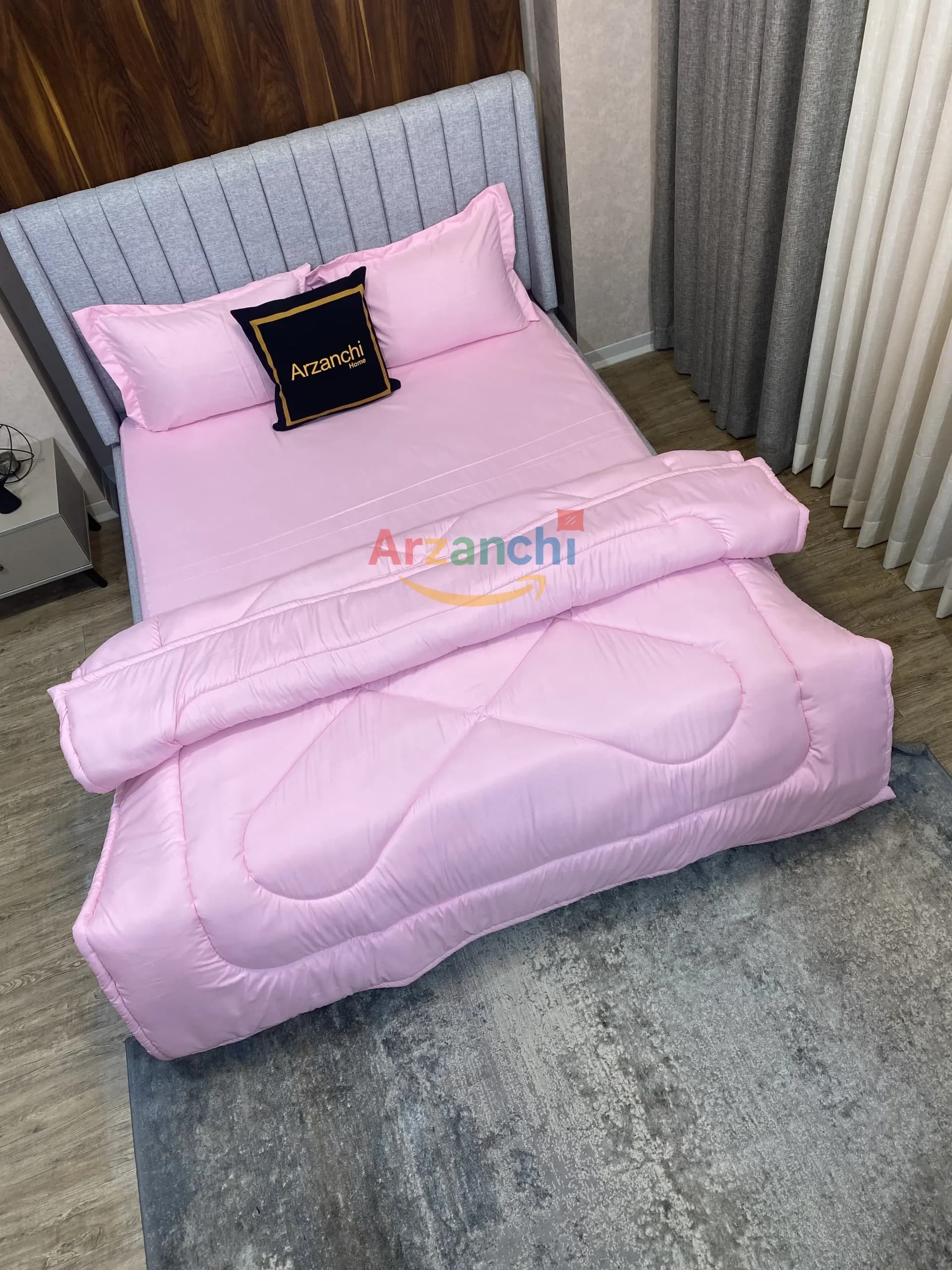 روتختی ساده صورتی کد S520 ارزانچی — تصویر ۲