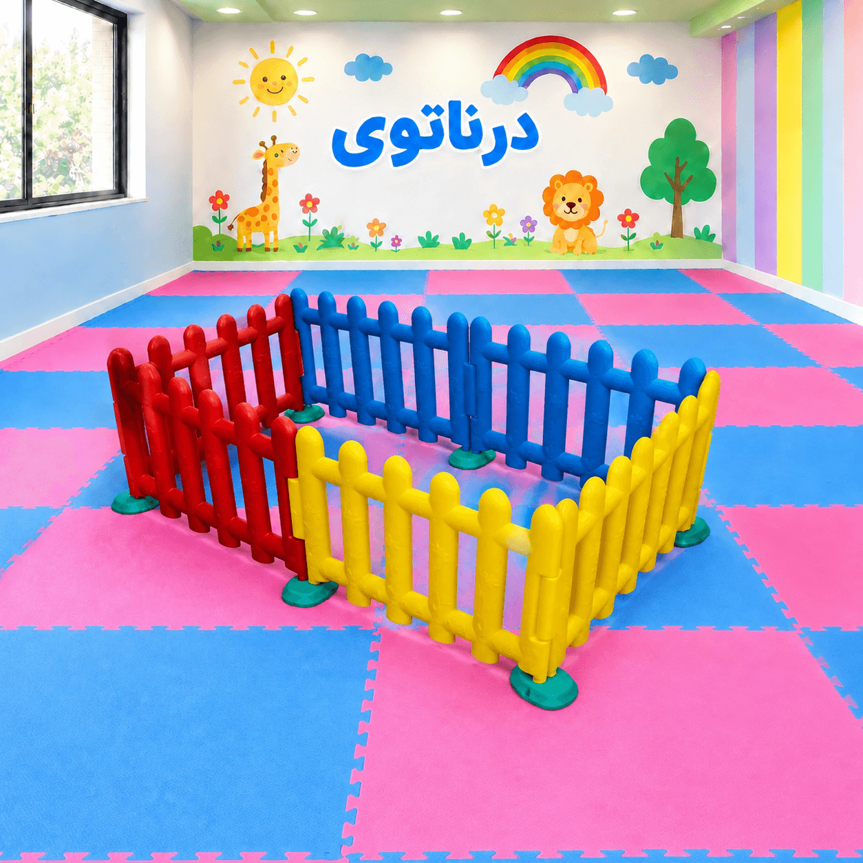 پارک کودک مدل نرده درختی