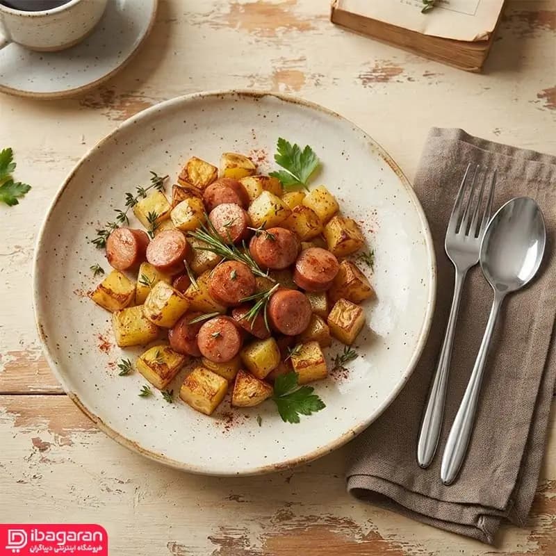 سرویس قاشق و چنگال استیل 12 پارچه ریور مدل 8347 — تصویر ۵