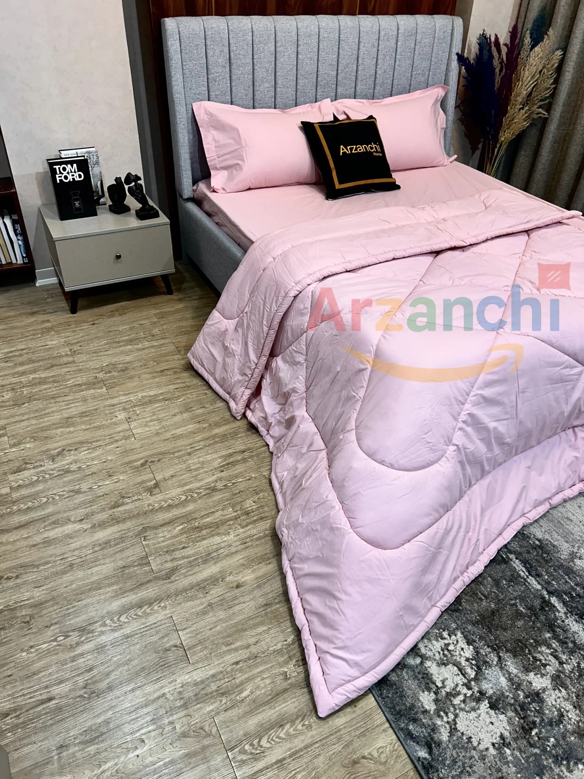 روتختی ساده صورتی کد S624 ارزانچی — تصویر ۳