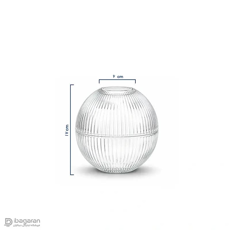 جا دستمال بلور گرد پاشاسازه مدل لیندو 64005 — تصویر ۲