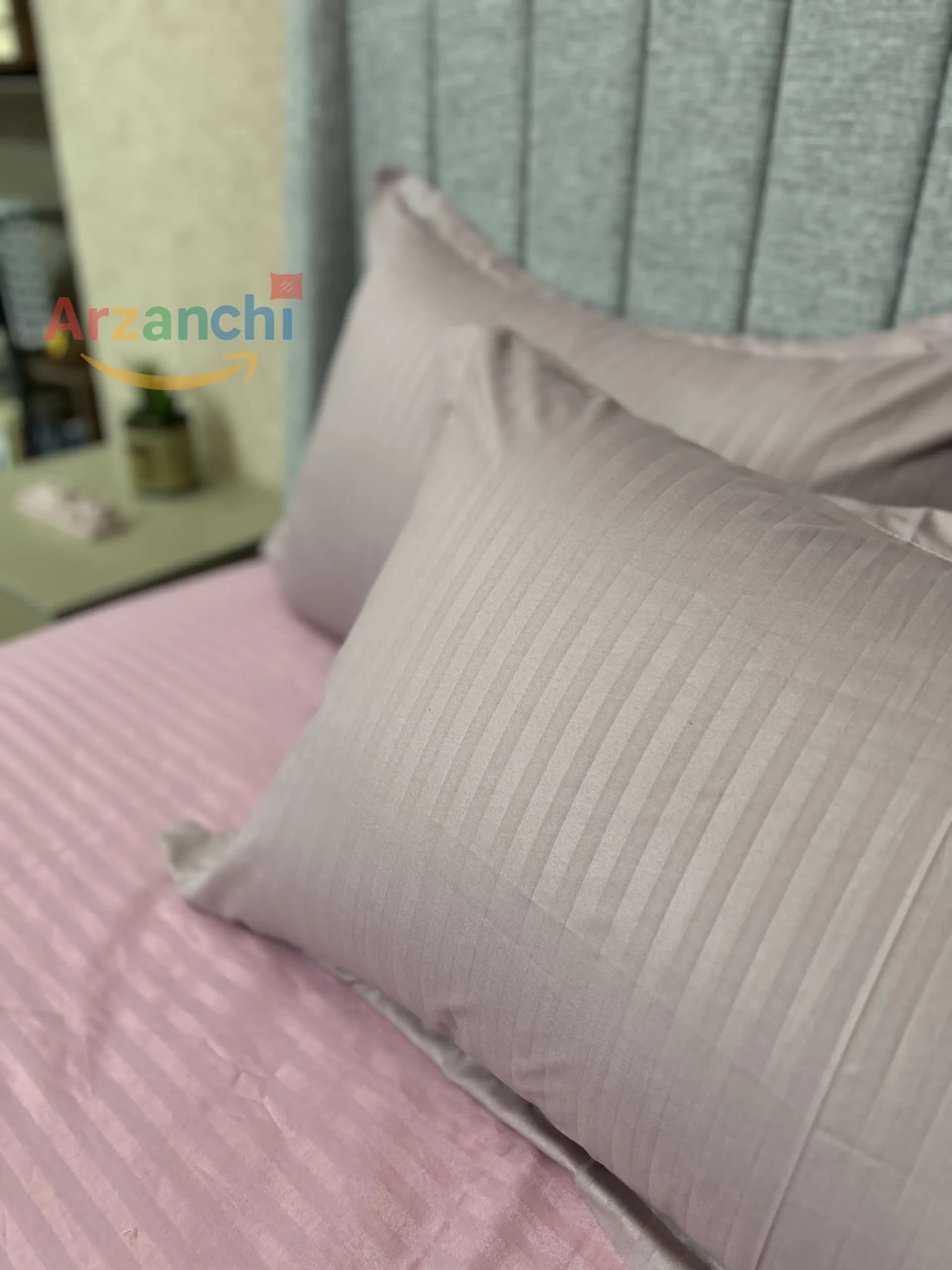 روتختی یک نفره هتلی کالباسی تیره و روشن کد H738 ارزانچی — تصویر ۷