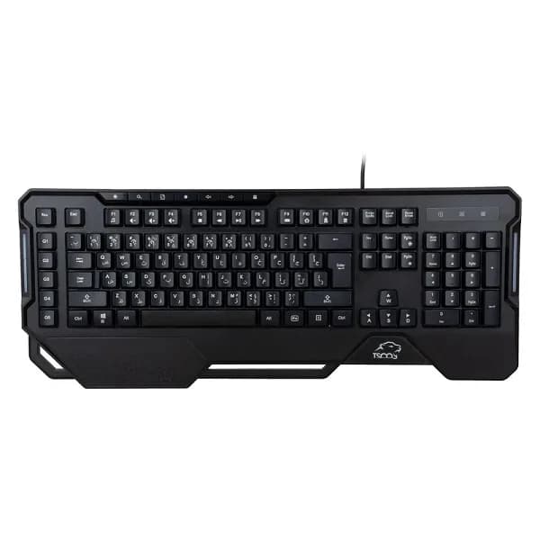 کیبورد گیمینگ تسکو مدل GK 8126، سوییچ ممبران، Full-Size، نورپردازی RGB اصلی