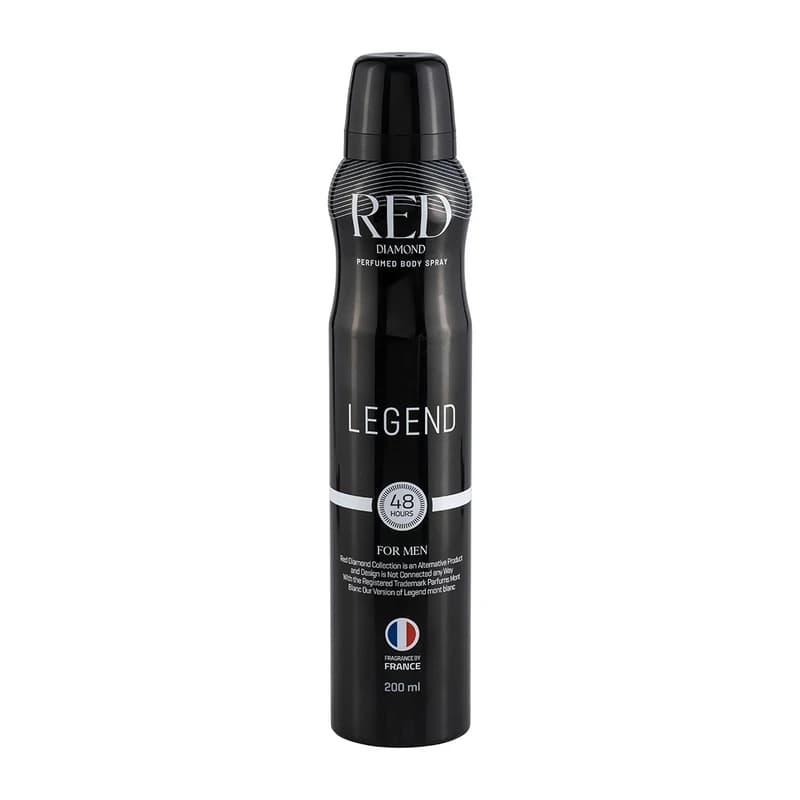 اسپری بدن رد دایموند مدل لجند حجم 200 میل | Red Diamond Legend